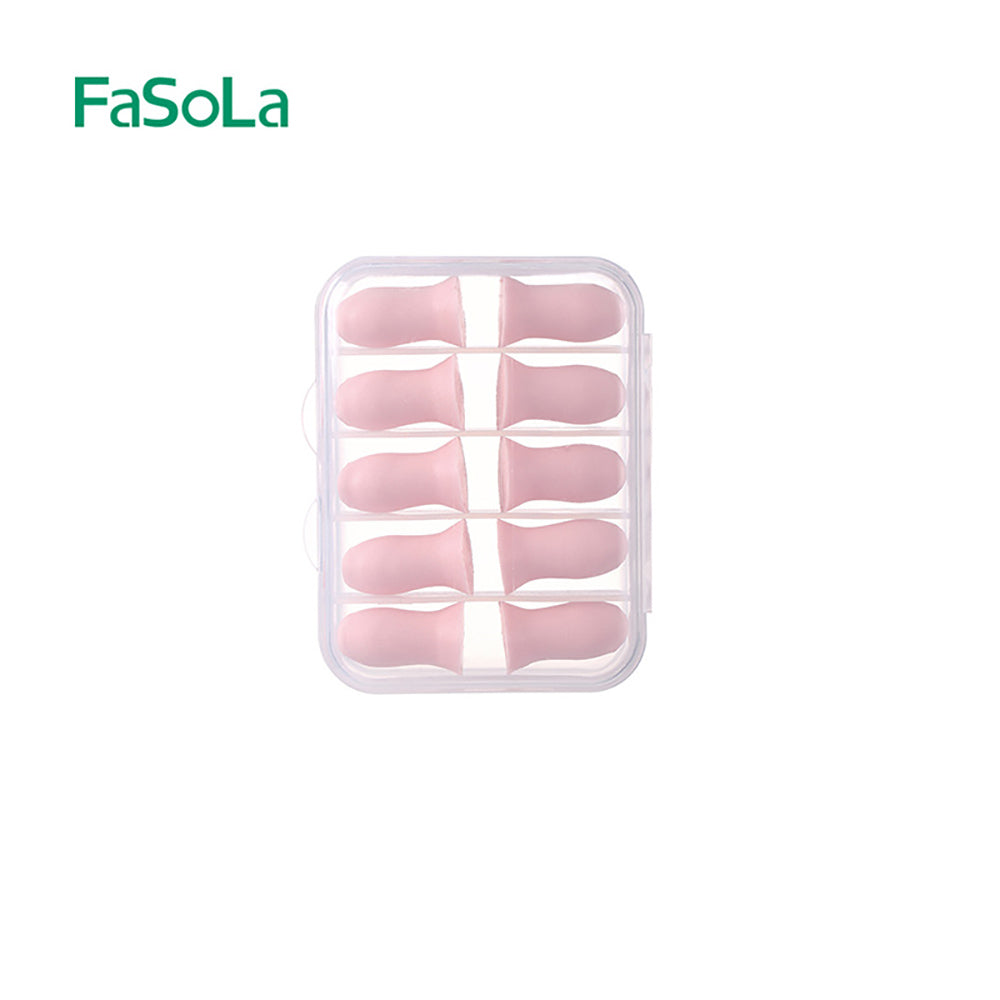 FaSoLa-Noise-Cancelling-Earplugs---Light-Pink,-Pack-of-10-1