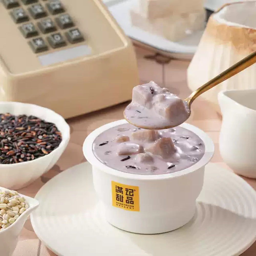 Honeymoon-Dessert-Taro-and-Black-Glutinous-Rice-Sweet-Soup---180g-x-8-Bowls-1