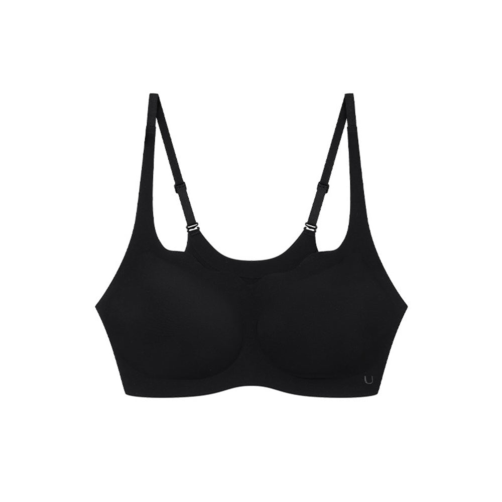 Ubras-Adjustable-Strap-Seamless-Bra---Black-1