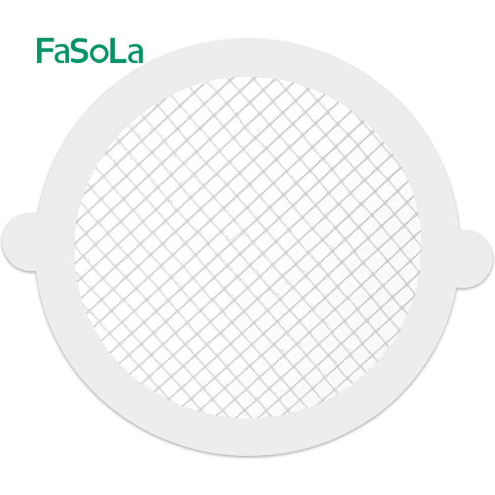 FaSoLa-Anti-Insect-Drain-Cover-Stickers---White-Round,-10-Pieces-1