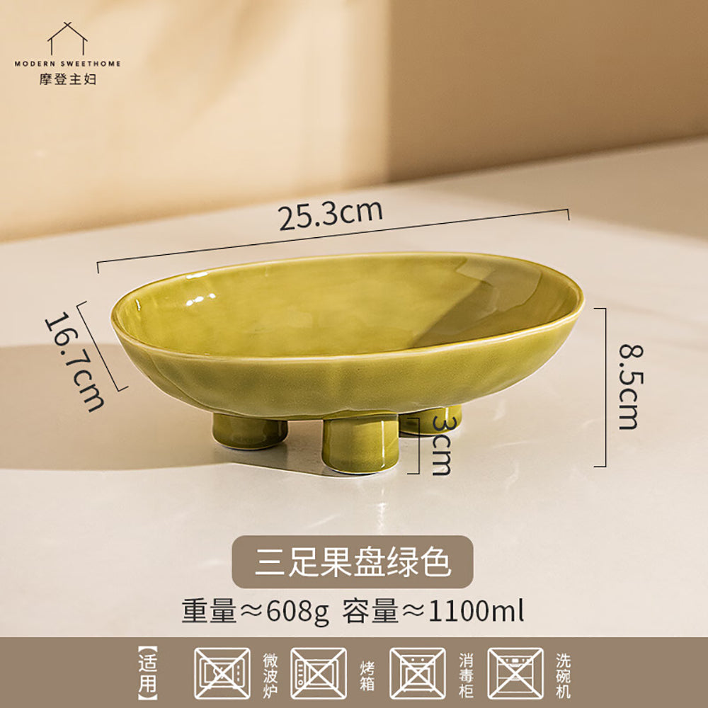 Modern-Housewife-Three-Legged-Fruit-Plate---Green-1