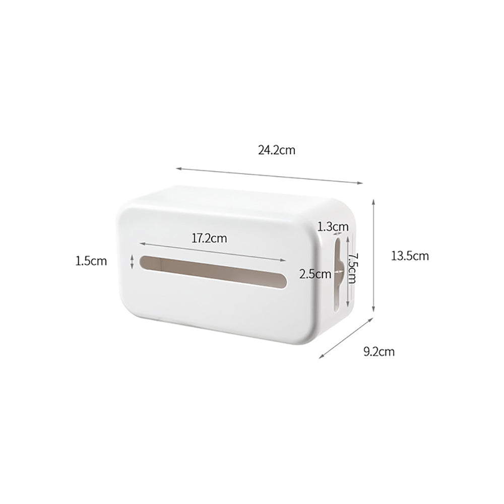 FaSoLa Wall-Mounted Tissue Box - White