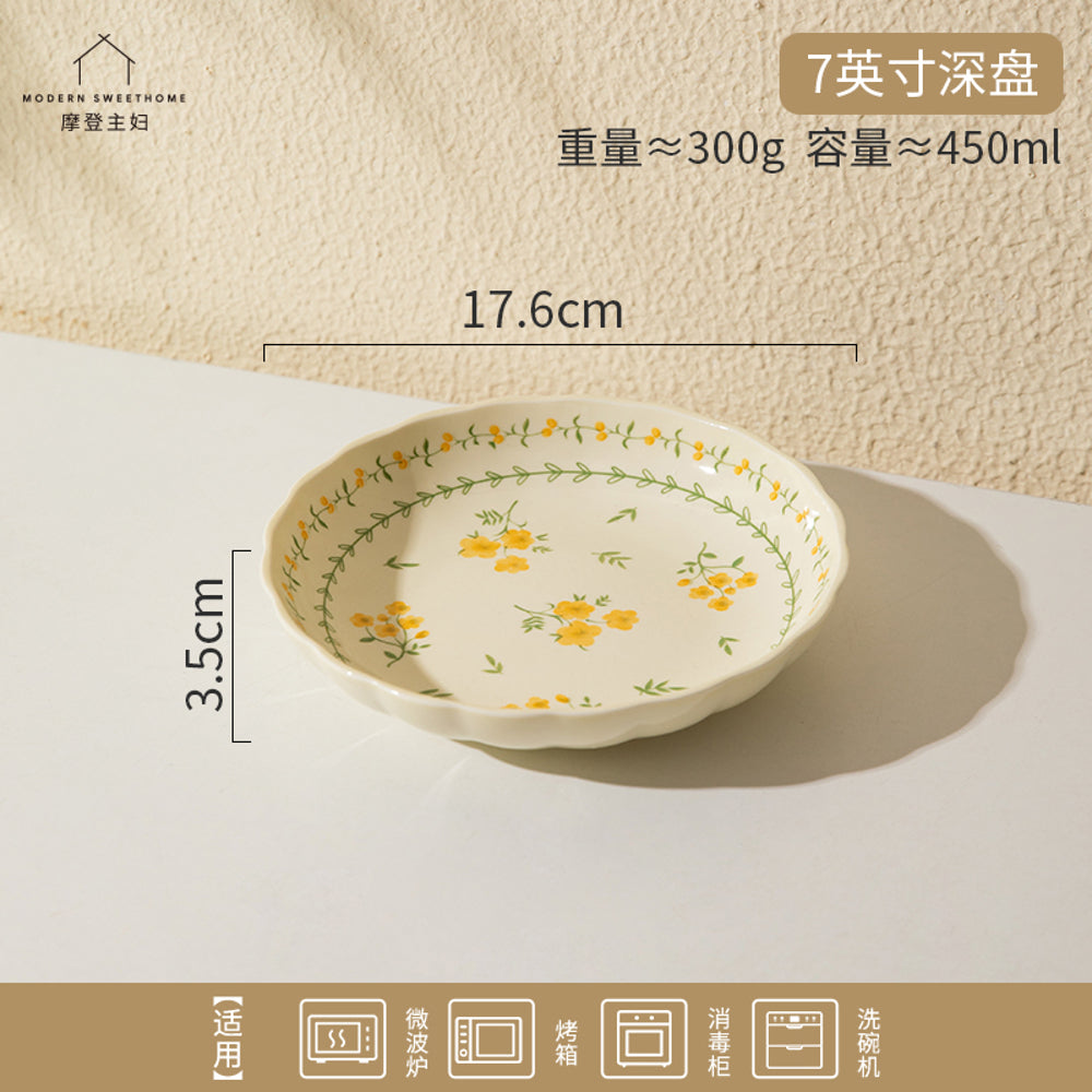 Modern-Housewife-'Prosperous-Realm'-7-Inch-Deep-Plate-5