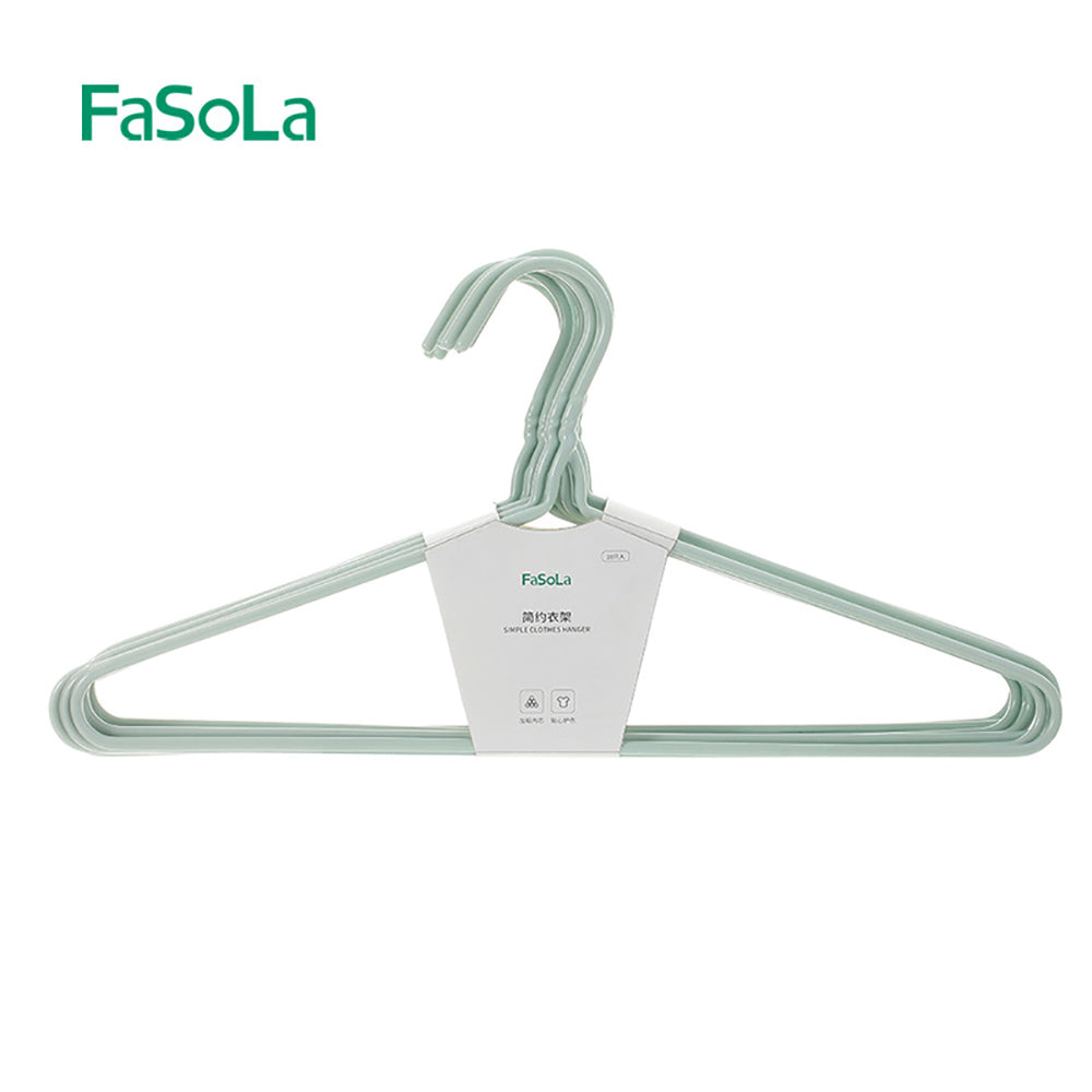 FaSoLa-Simple-Clothes-Hangers---Light-Blue,-Pack-of-10-1