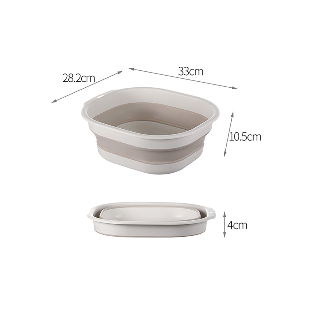 FaSoLa Foldable Basin, Milk Coffee Color, Small