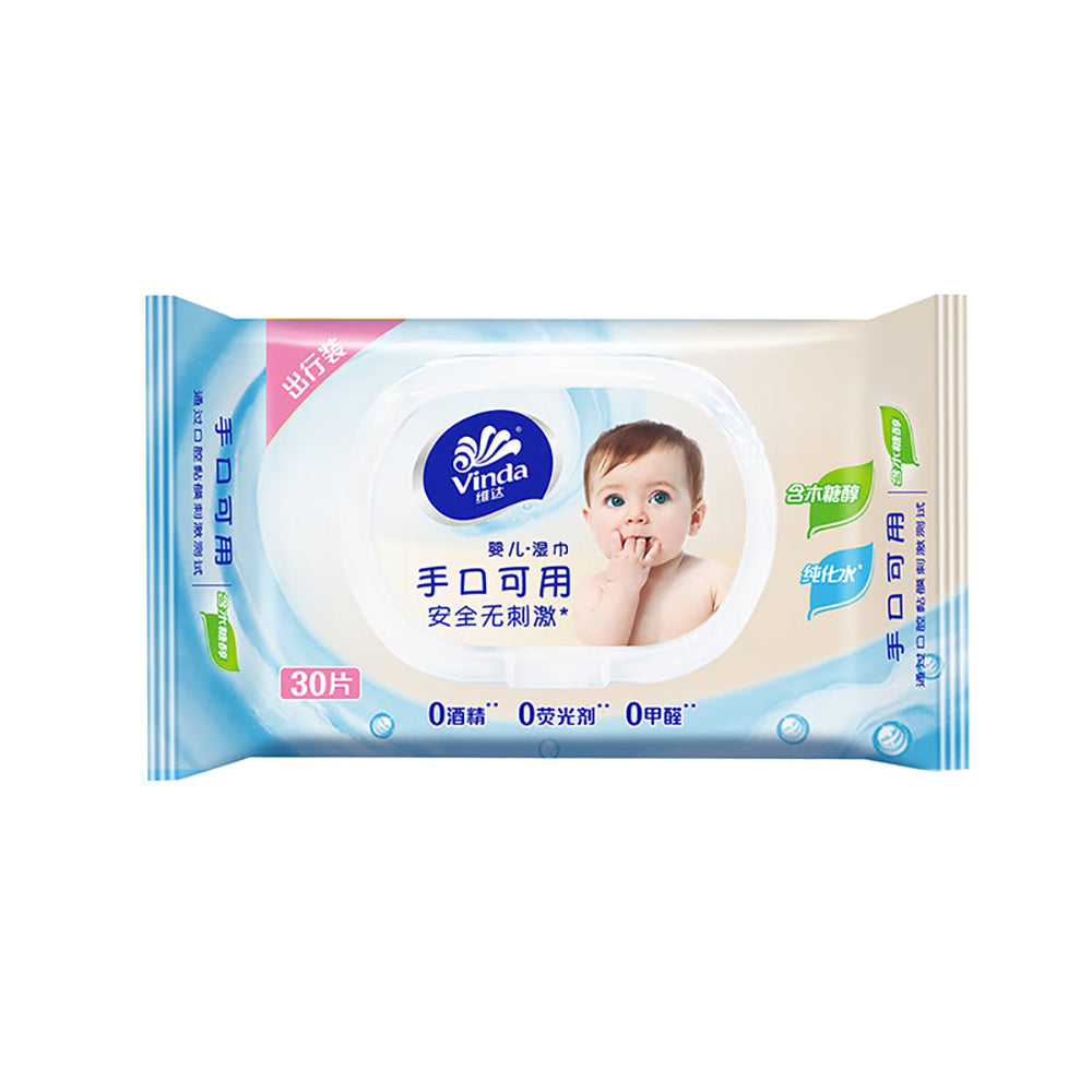 Vinda-Baby-Skin-Care-Wet-Wipes,-40-Pieces-1