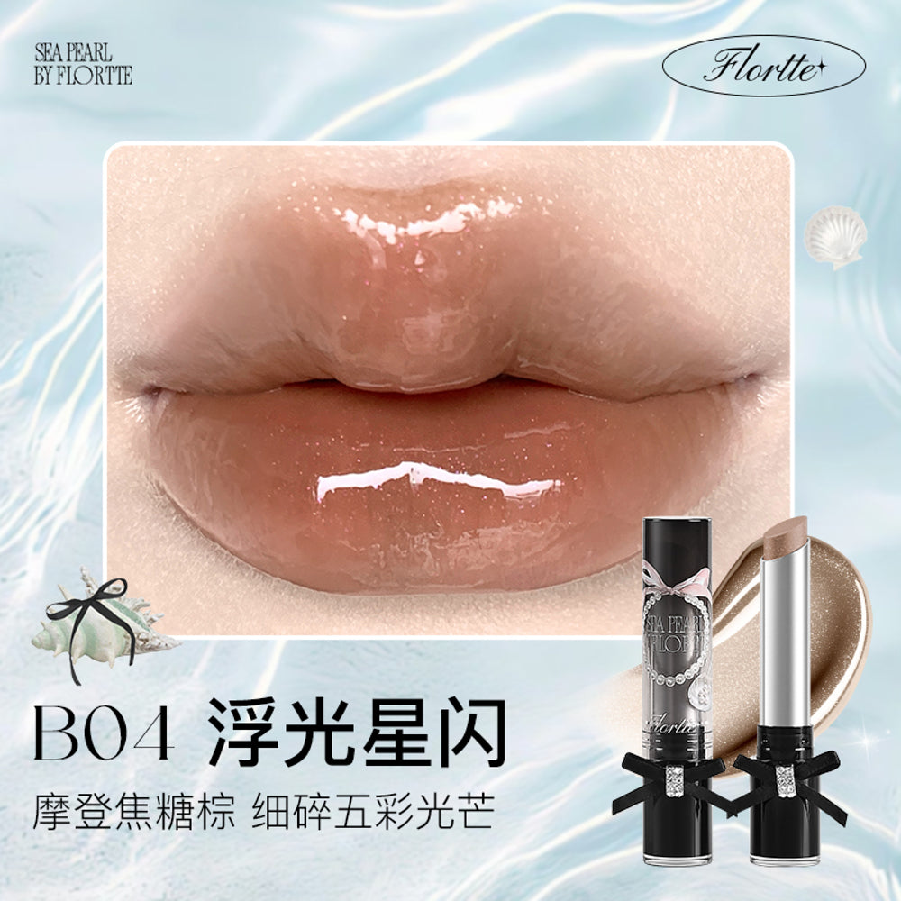 Flortte-Sea-Pearl-Glass-Sea-Solid-Lip-Gloss-2.7g---Lip-Gloss-Stick,-Multiple-Shades-1