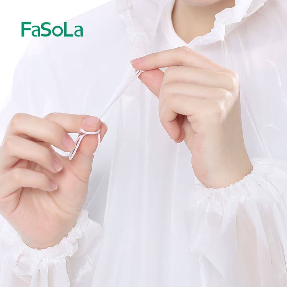 FaSoLa-Disposable-Portable-Raincoat---White,-120*78cm-1