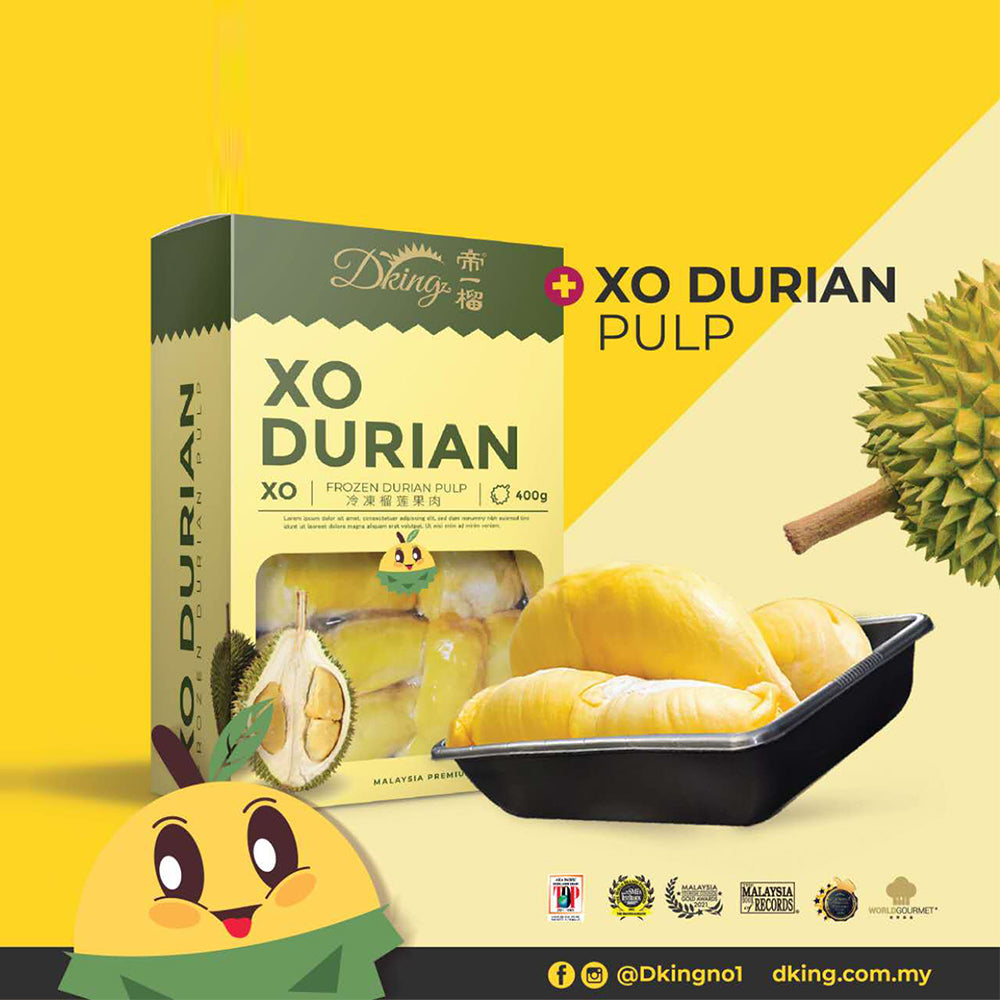 Dking-XO-Durian-Frozen-Pulp---400g-1