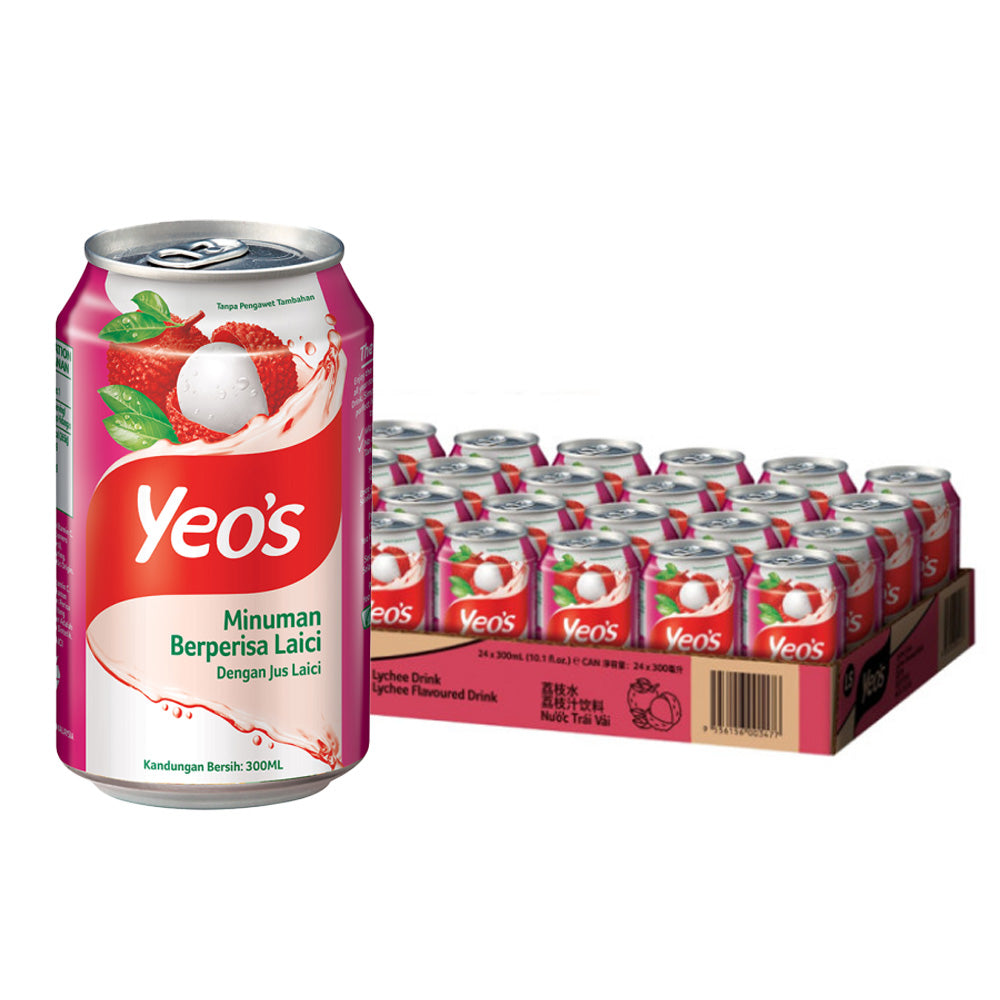 [Full-Case]-Yang-Xiecheng-Lychee-Flavour-Drink-300ml*24-per-Case-1