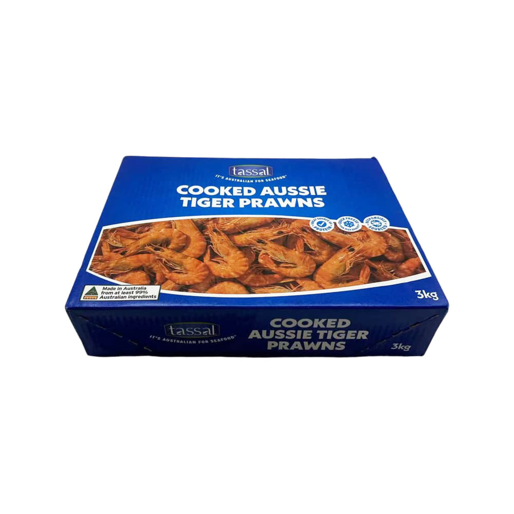Tassal-Cooked-Australian-Tiger-Prawns-(Frozen),-XL-10/15---3kg-Box-5