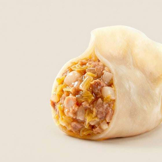 UMALL Pork & Pickled Cabbage Handmade Dumplings (Frozen) – 12 Pieces, 360g