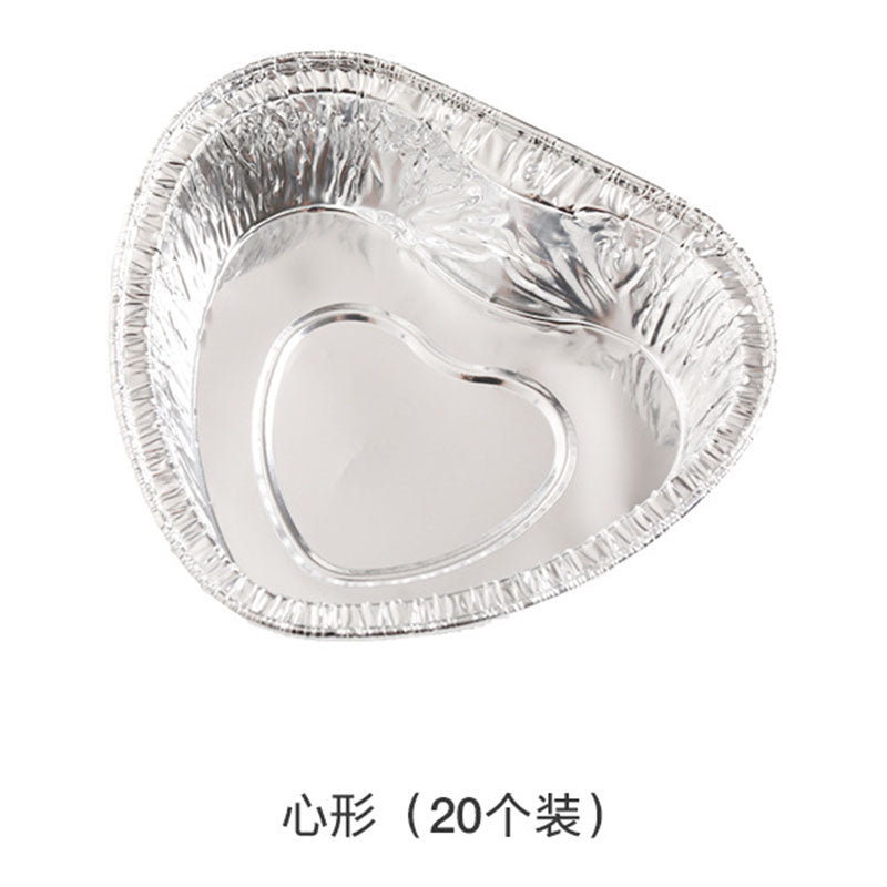 FaSoLa-Disposable-Air-Fryer-Aluminum-Foil-Bowls---Heart-Shaped,-9.2*8.3*2.8cm,-Pack-of-20-1