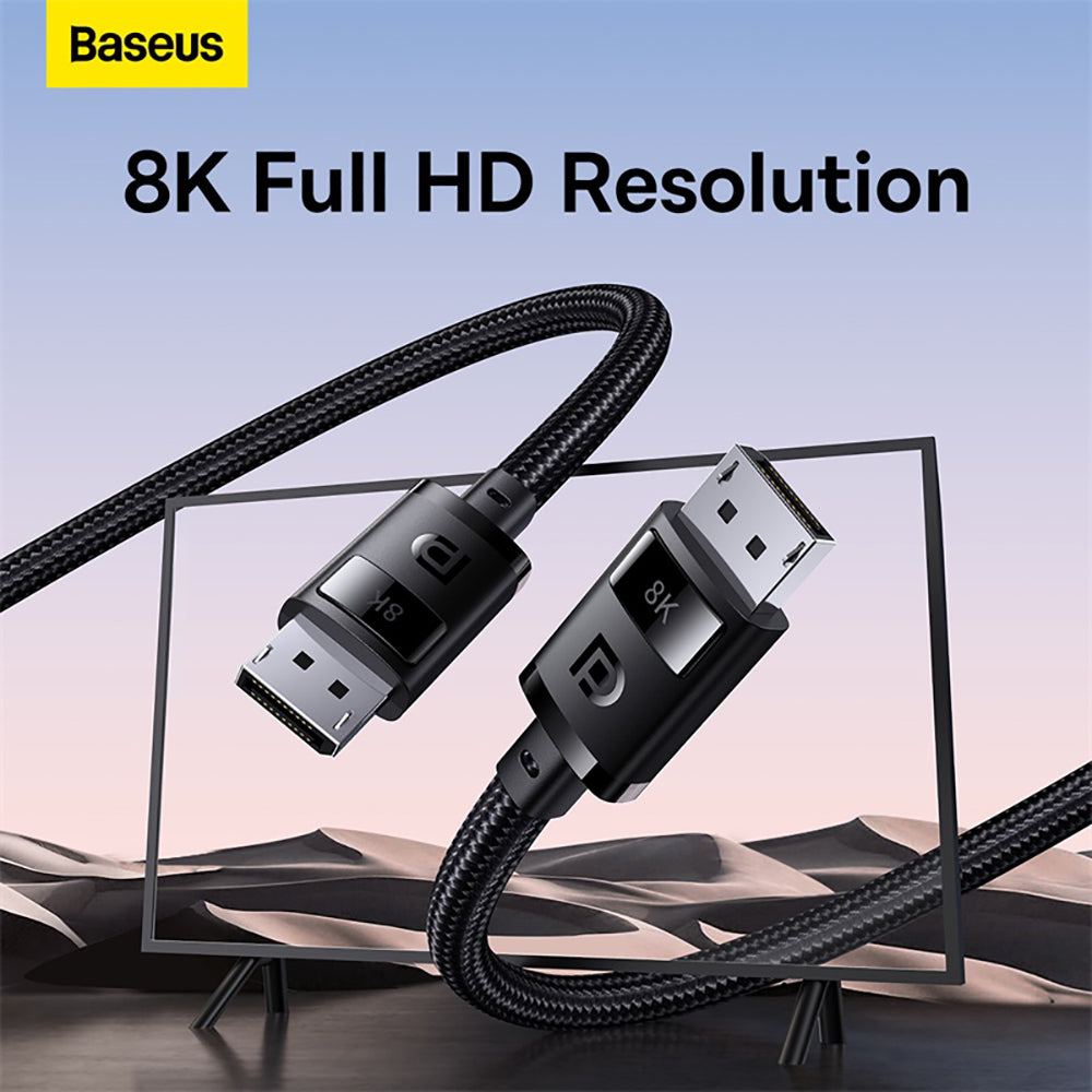 Baseus-High-Definition-DP8K-to-DP8K-Adapter-Cable---1.5m,-Starry-Black-1