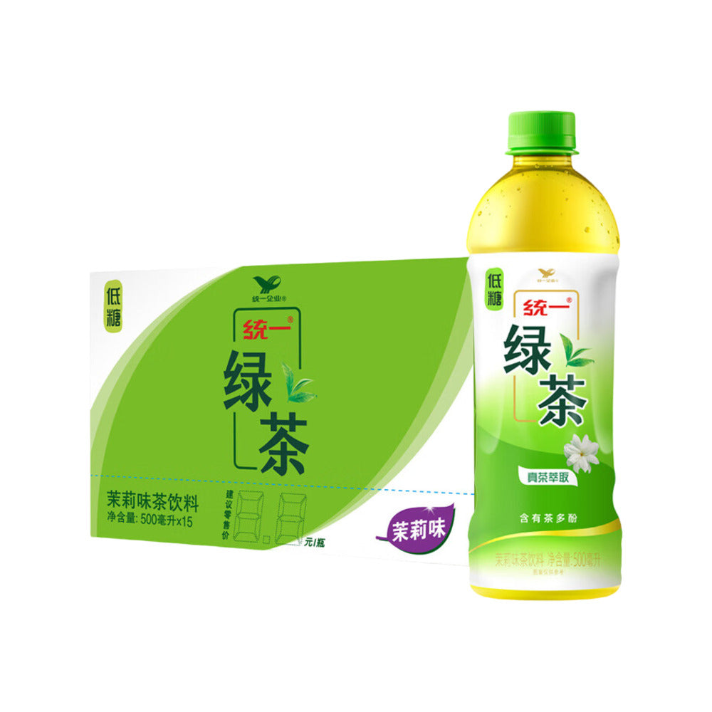 Uni-President-Low-Sugar-Green-Tea---500ml-x-15-Bottles-1