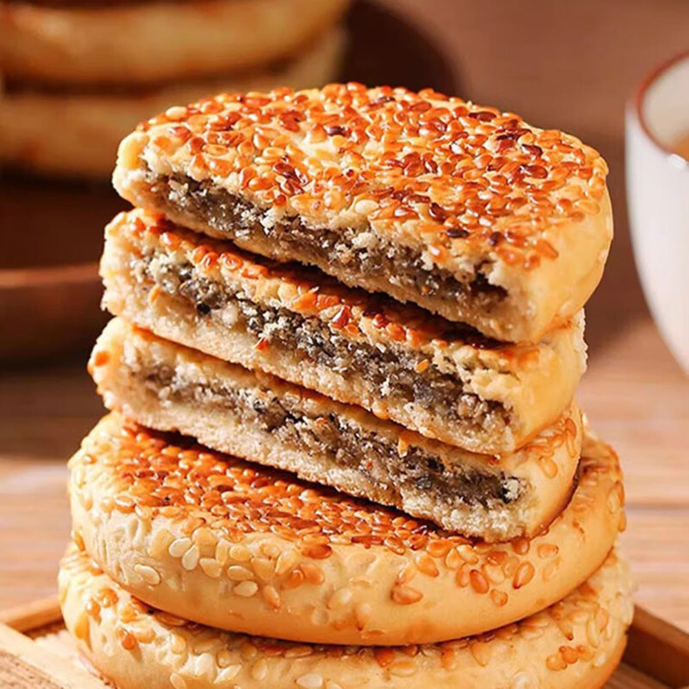 Zhao-Laoshi-Pan-Fried-Sesame-Cakes-with-Black-Sesame-Filling---500g-1