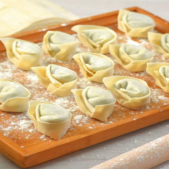 Happy Family Kitchen Frozen Pork and Shepherd's Purse Wontons - 300g