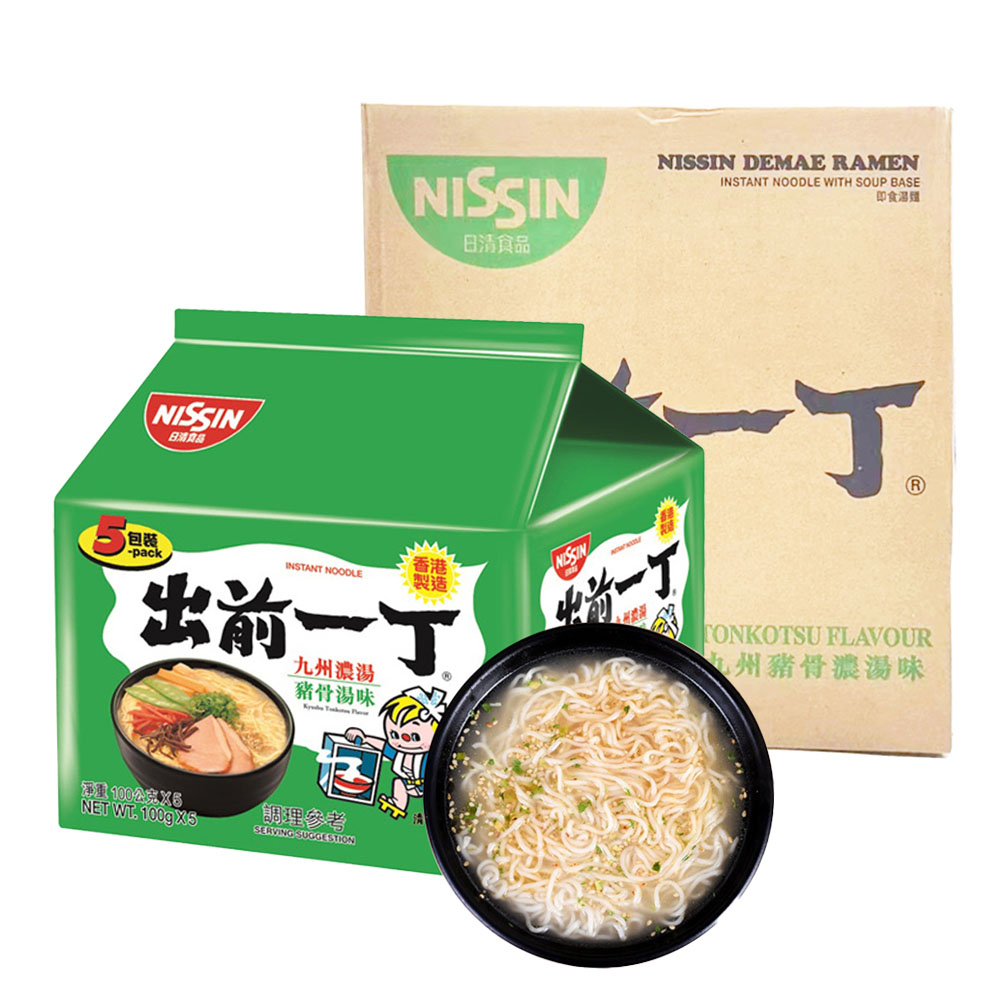 Nissin-Demae-Ramen-Kyushu-Tonkotsu-Flavour---100g-x-5-Packs-x-6-Sets/Box-1