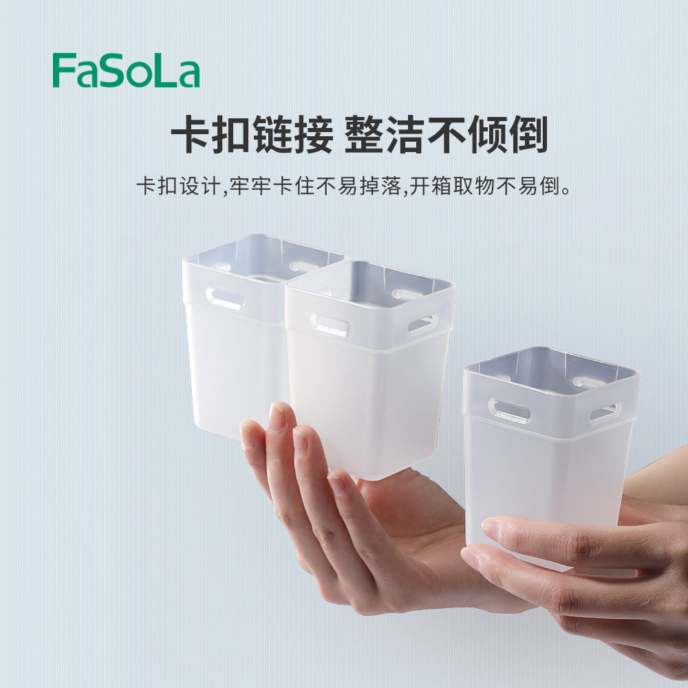 FaSoLa-Frosted-White-Refrigerator-Door-Storage-Boxes---Large,-2-Pack-X2-1