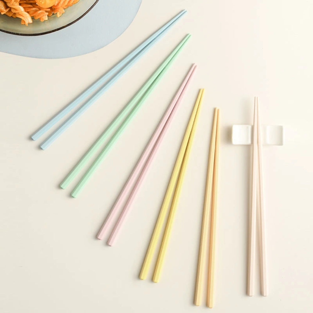 Lifease-Crystal-Alloy-Chopsticks---Morandi-Colors,-Set-of-6-Pairs-1