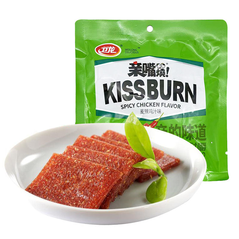 Wei-Long-Kiss-Burn-Spicy-Wheat-Chicken-Flavor-Snack-90g-1