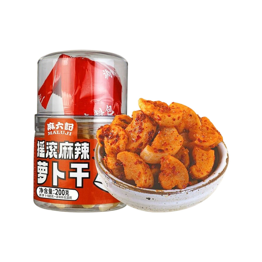 Maluji-Sichuan-Mala-Pickled-Radish-–-200g-Jar-1