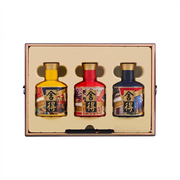 Rượu Trắng Shede Tour 52% 100 ml × 3 – hộp quà rượu trắng